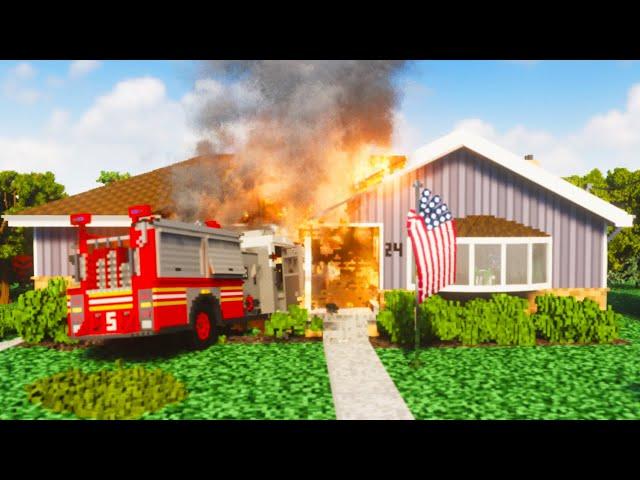 Fire Truck Crashes Into House = FIRE | Teardown