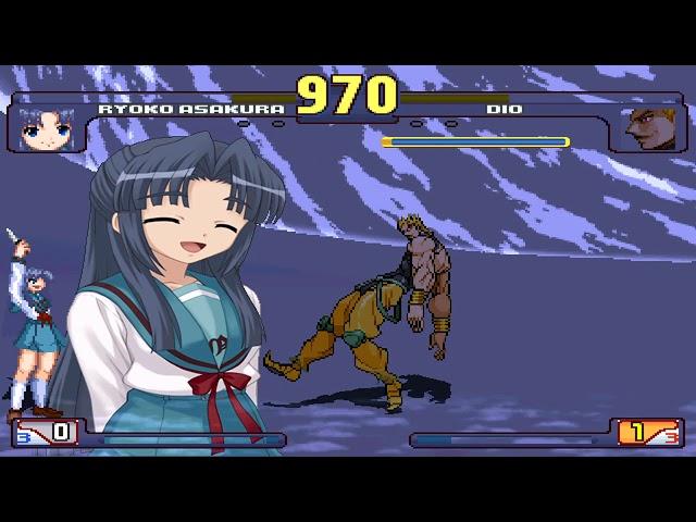 NICK54222 MUGEN: Ryoko Asakura VS Final Dio Brando