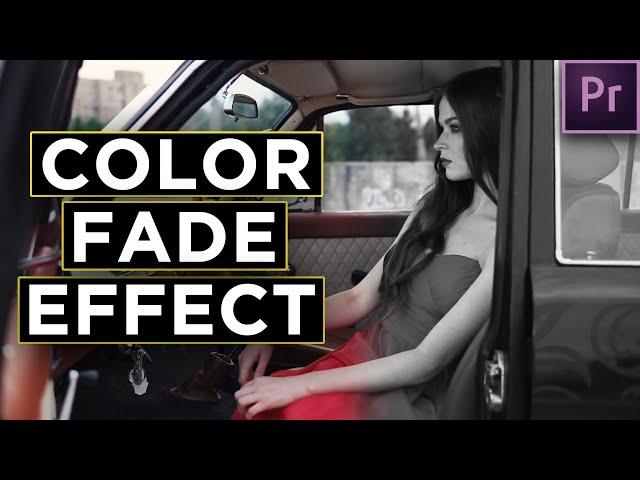 Premiere Pro Fade to Black and White - Secret Method