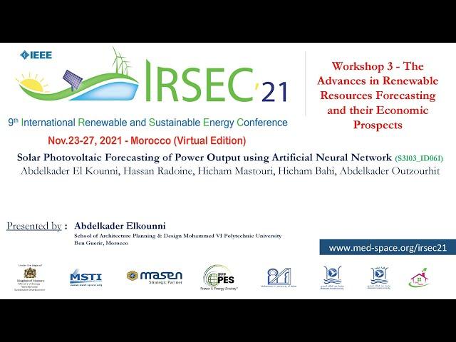 61 - Solar Photovoltaic Forecasting of Power Output using Artificial Neural Network