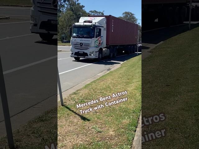 Mercedes Benz Actros Truck At St Mary’s Sydney Australia 8/11/24 #shorts #trucker #truck #australia￼