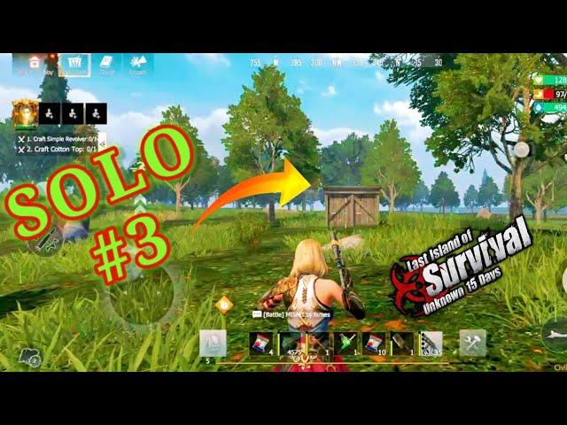 EPIC SOLO JOURNEY EP-#3 | LAST ISLAND OF SURVIVAL | GAMING WITH ANK