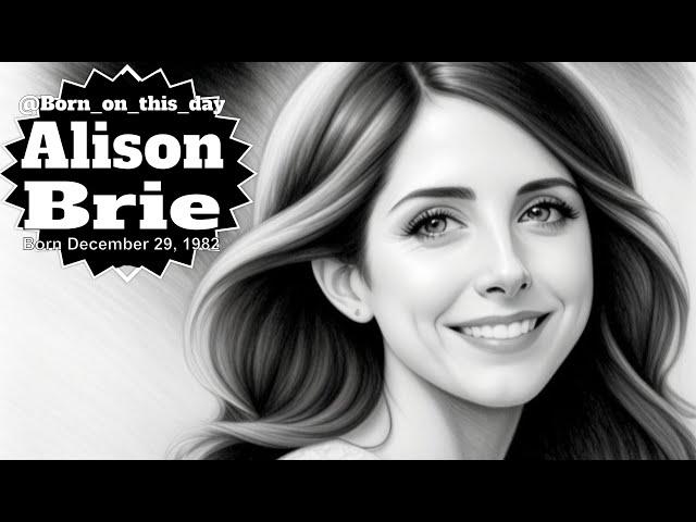 Alison Brie’s Journey Captured in Stunning AI Art | Born December 29