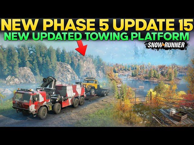 New Phase 5 Update New Updated Towing Platform in SnowRunner Everything You Need to Know