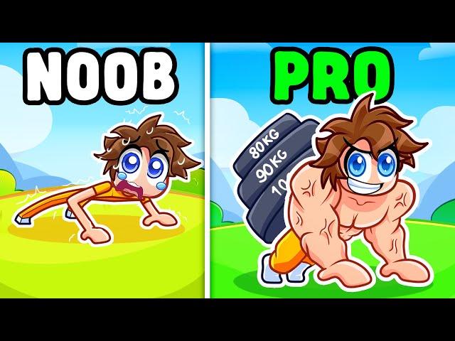 I Went NOOB to PRO in Roblox Push Ups Simulator…