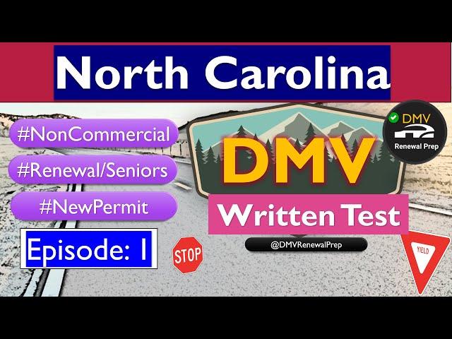 NC DMV Practice Test 2023  Permit & Renewal Seniors Test