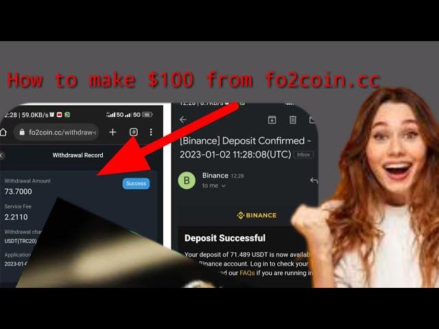 how to make $100 from fo2coin cc mining site #usdt #miningusdt#fo2cion