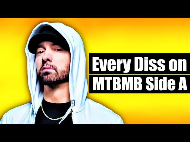 Every Diss On EMINEM's "Music To Be Murdered By" Album [EMINEM Vs. The Rap Game]