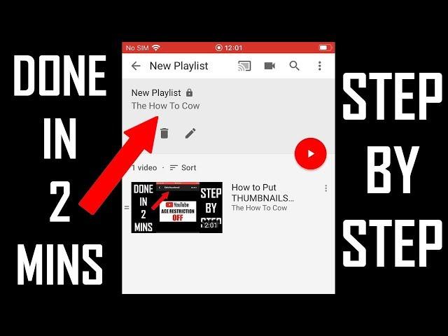 How to Create a Playlist on YouTube on Phone 2020