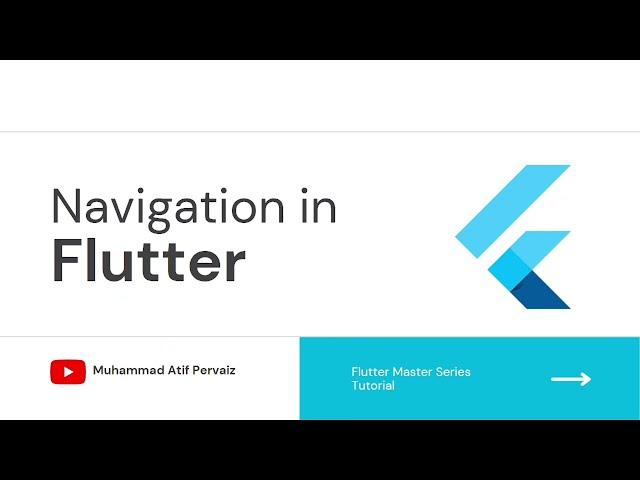 Flutter Course for Beginners: Navigation and Routing in Flutter | Navigator.push() & Pop #navigation