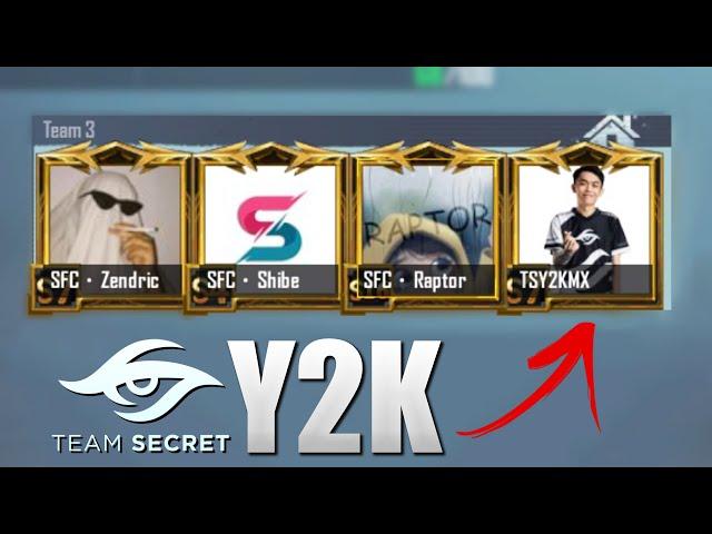 So Y2K from Team Secret joined my team for a scrim... | PUBG Mobile