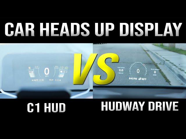 Best Car Heads Up Display? Hudway Drive Vs C1 HUD (Compared)