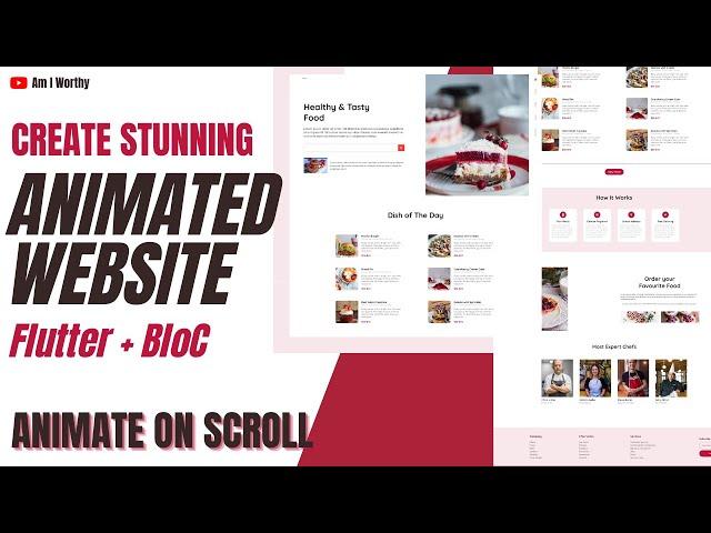 Create Stunning Animated Websites with Flutter and BLoC | Animate on Scroll Tutorial | Part-1