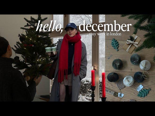 Hello December  | Festive days, decor & furniture shopping, decorating my new home for christmas