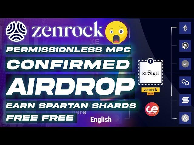 Zenrock - Confirmed Airdrop  Full Guide to Earn Spartan Shards Free - English