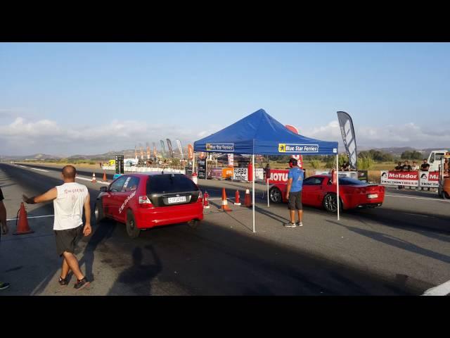 Honda Civic Ep3 Turbo Drag Pass Fastest in Greece