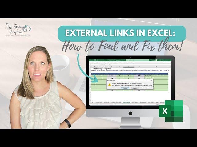 How to edit Excel Links, Excel Can't update Links Error