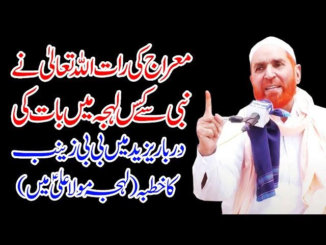 Bibi Zainab ka Khutba Darbar e Yazeed  Emotional Bayan By Najam Shah 2021 | Karbala