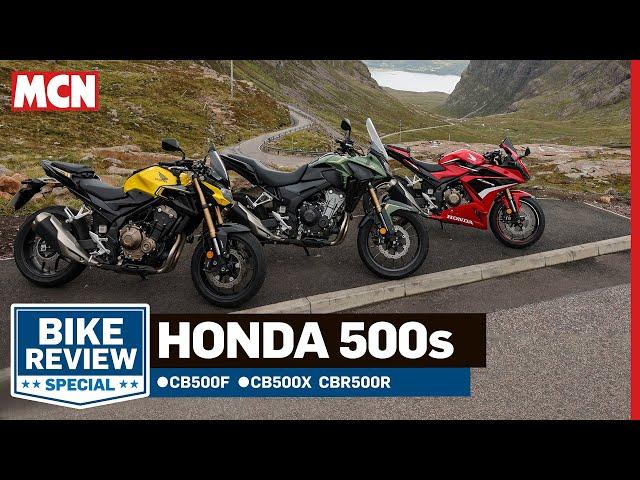 2022 Honda CB500 range takes on Scotland's North Coast | MCN review