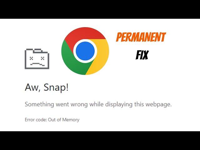 (2023 Easy FIX) Aw, Snap! Google Chrome Error in PC/Laptop