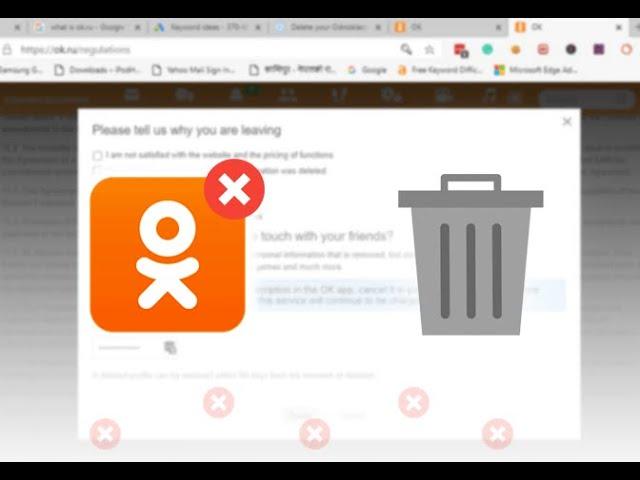 How to Delete your Odnoklassniki Account (OK.ru account)