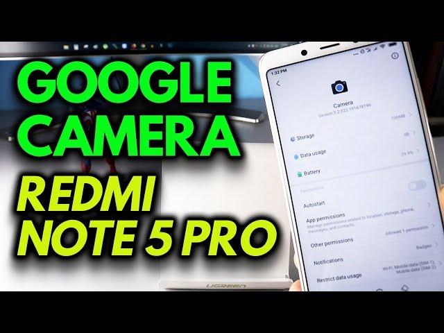 GOOGLE CAMERA on Redmi Note 5 Pro - How to Install GUIDE