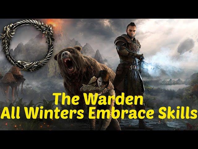 ESO: The Warden: ALL Winter Embrace Skills, Abilities, and Morphs