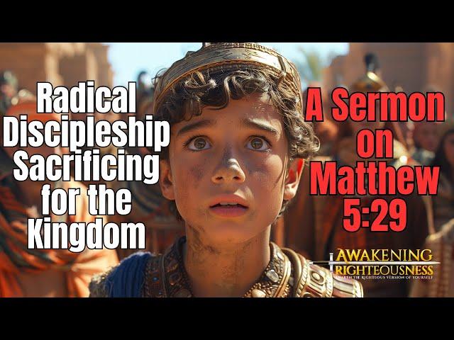 Radical Discipleship Sacrificing for the Kingdom A Sermon on Matthew 5:29 | Awakening Righteousness