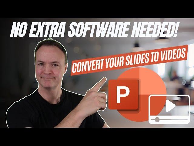 How to Make Videos Using Only PowerPoint – No Extra Software Needed