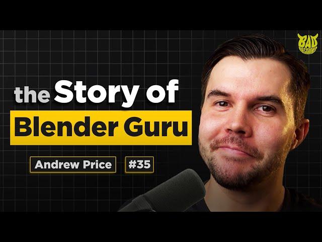 Blender Guru: The Story Behind Blender's Donut Tutorial | Bad Decisions Podcast #35