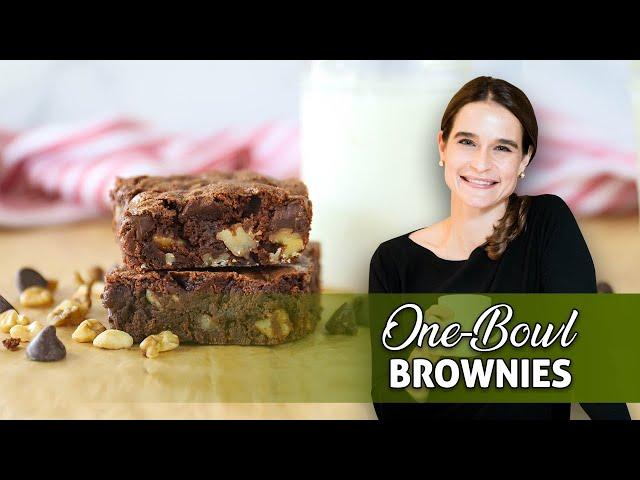 Easy One-Bowl Brownies  | MARIE'S KITCHEN