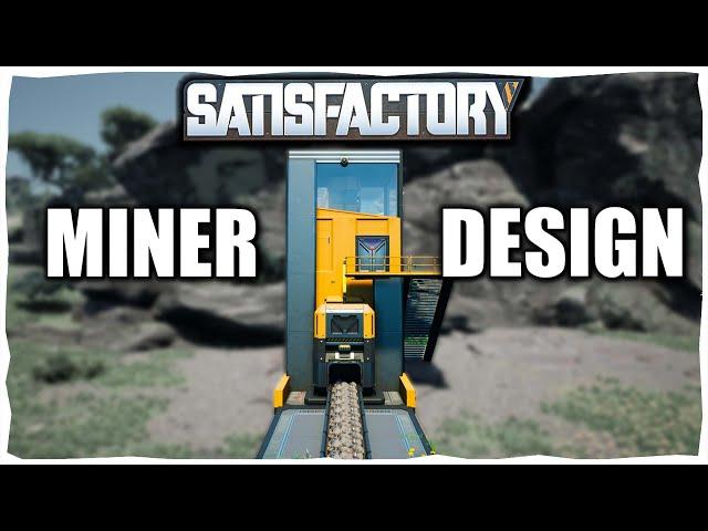 Perfect Miner Design With Blueprints In Satisfactory