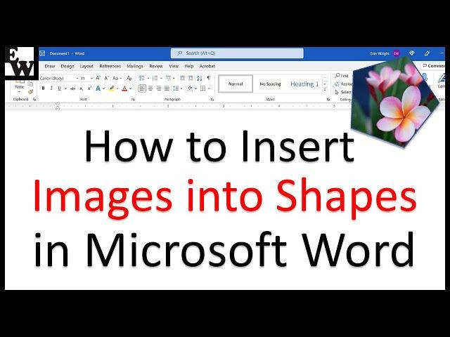 How to Insert Images into Shapes in Microsoft Word (PC & Mac)