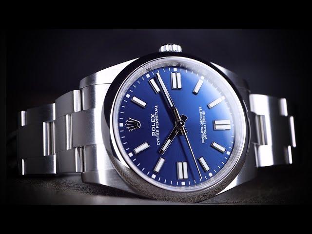 ROLEX OYSTER PERPETUAL 41mm in Bright Blue | UNBOXING and Full Review |