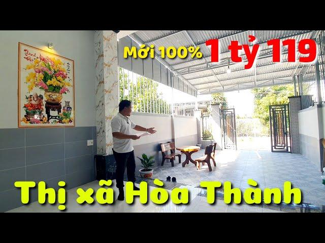 Bán nhà mới xây 1 tỷ 119 triệu đường 10m vị trí đẹp xã Trường Đông thị xã Hòa Thành Tây Ninh