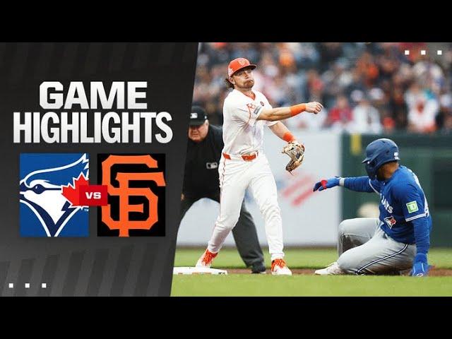 Blue Jays vs. Giants Game Highlights (7/9/24) | MLB Highlights