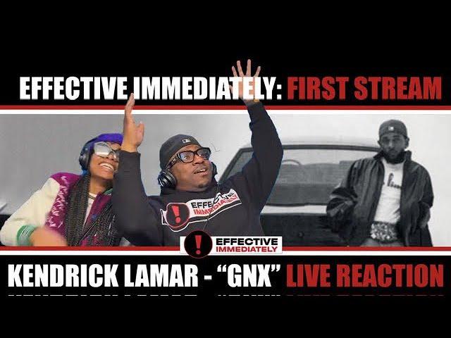 Kendrick Lamar “GNX” Reaction ️- Effective Immediately Live Stream️