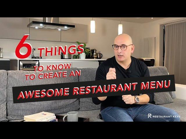 6 Things You Need to Know to Create an Awesome Restaurant Menu