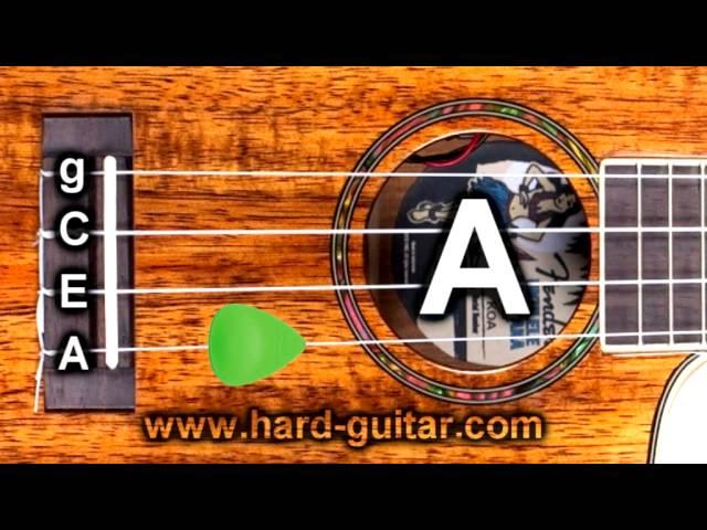 Best Online Ukulele Tuner - Standard Tuning (g C E A) Island Tuning