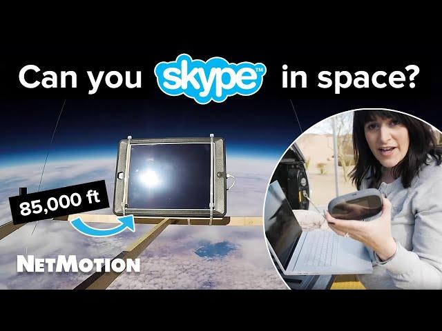 A Skype call from space