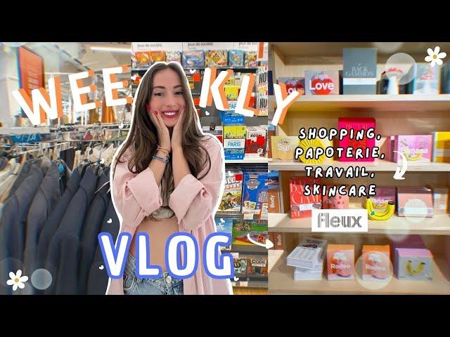 WEEKLY VLOG : shopping, soldes, travail, papoterie !