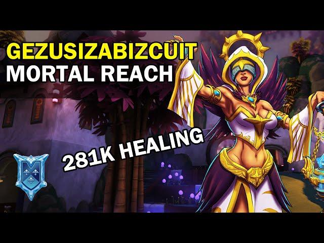 281K Healing GezusizaBizcuit Seris Paladins Competitive (Diamond) MORTAL REACH