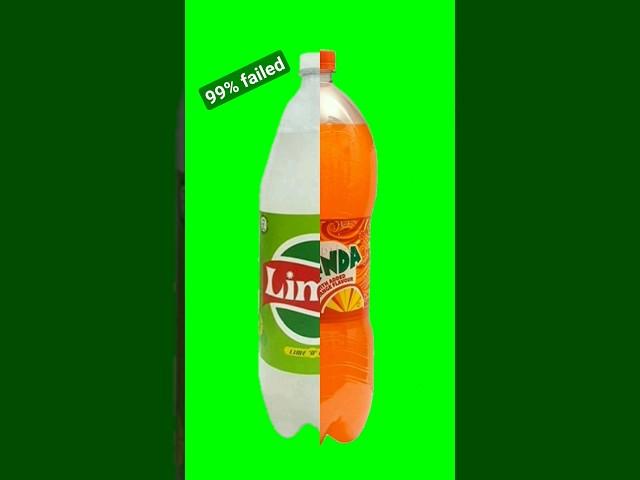 soft drinks bottle challenge video green screen #shorts #trending #ytshorts #greenscreen #shortvideo