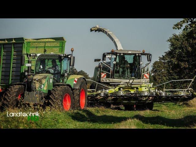 Mais häckseln mit Heitkamp Agrarservice für eine Biogasanlage [HD]