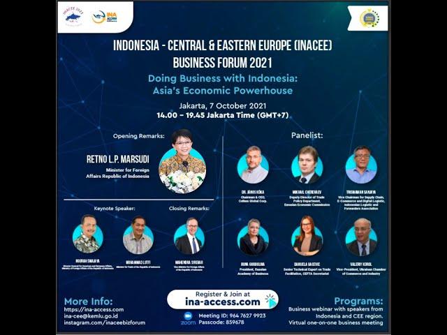 INACEE - Indonesia - Central & Eastern Europe Business Forum 2021