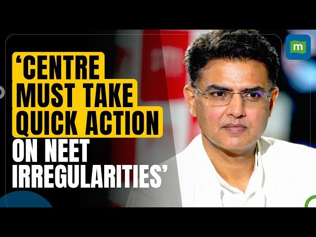 Sachin Pilot Demands Swift Action On NEET-UG Irregularities; Opposition To Raise Issue In Parliament