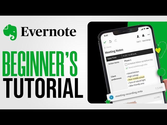 Evernote Tutorial 2025: How To Use Evernote For Beginners (Step-By-Step)