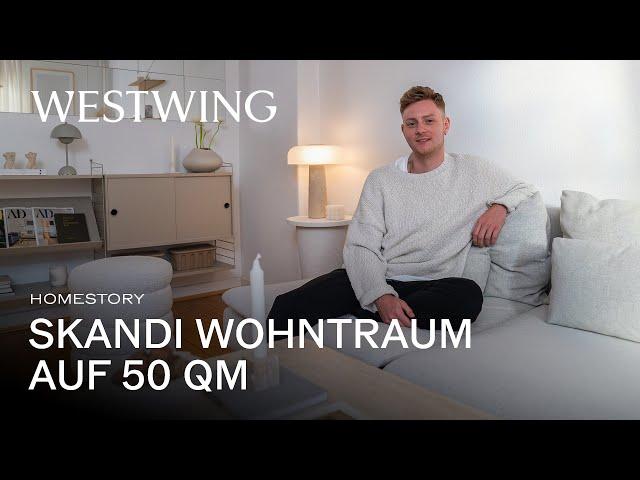 Kleine 2 Zimmer Wohnung im Skandi Stil | So richtest Du kleine Räume platzsparend ein | Roomtour