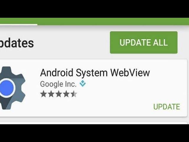 How to solve  Android system webview not updating problem | android system webview update