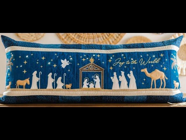 Kimberbell Nativity Bench Pillow Part 4 November 6, 2024